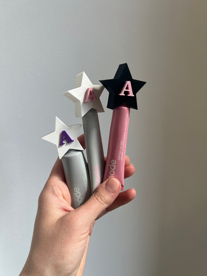 Star Lip Tint Cap Charm With Initials