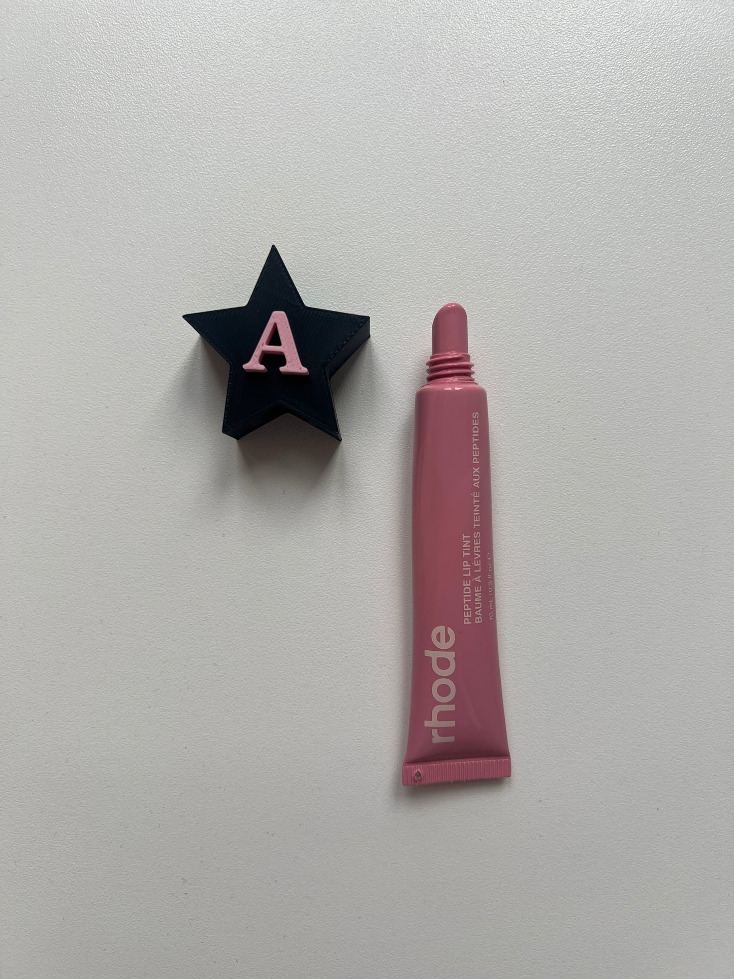 Star Lip Tint Cap Charm With Initials
