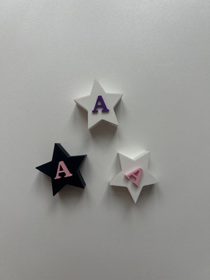Star Lip Tint Cap Charm With Initials