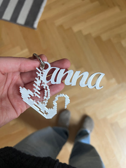 Swan Bag Charm / Keychain