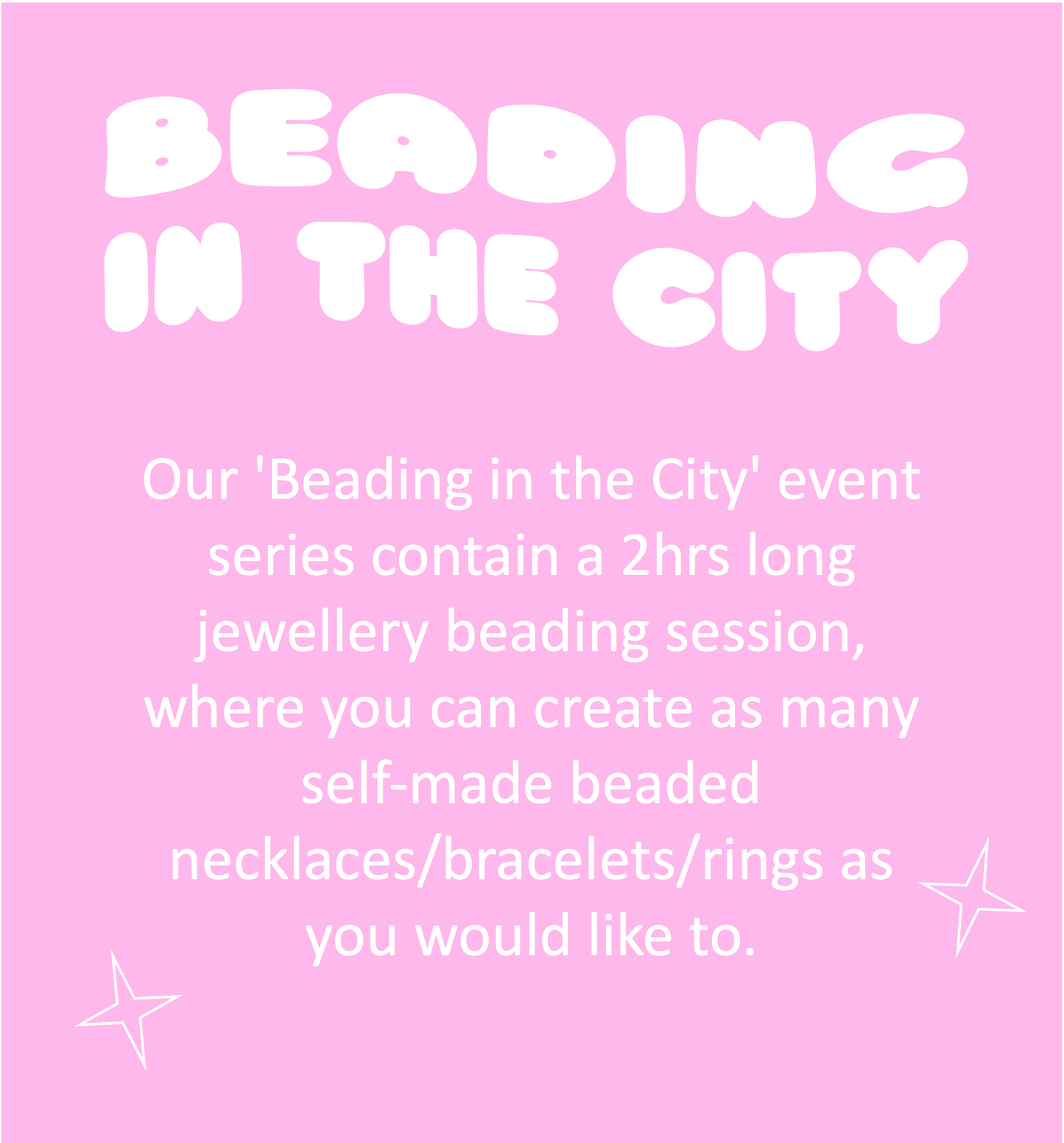 Beading in the City - Munich, Friday, 22nd of November, 18:00